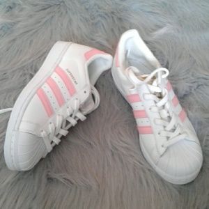 Adidas Superstar White & Pink